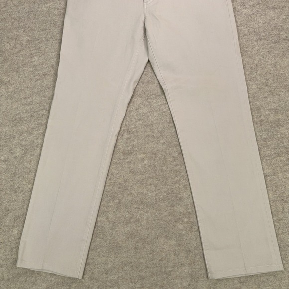 Ermenegildo Zegna Jeans Mens 34 Ivory Stretch Five Pocket Cotton Blend *34x28* - Picture 3 of 16